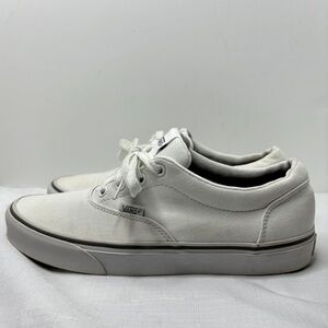 Vans Doheny White Sneakers Womens Size 9.5